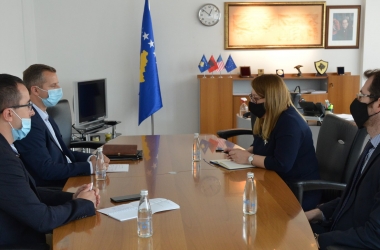 Kosovo Banking Association met with the Minister of Finance, Mrs. Hykmete Bajrami