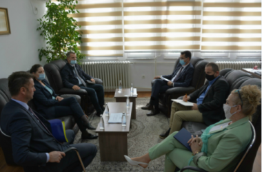 The Chairman of the Kosovo Judicial Council (KJC), Skender Çoçaj, hosted in a meeting the Director of the Kosovo Banking Association, Petrit Balija
